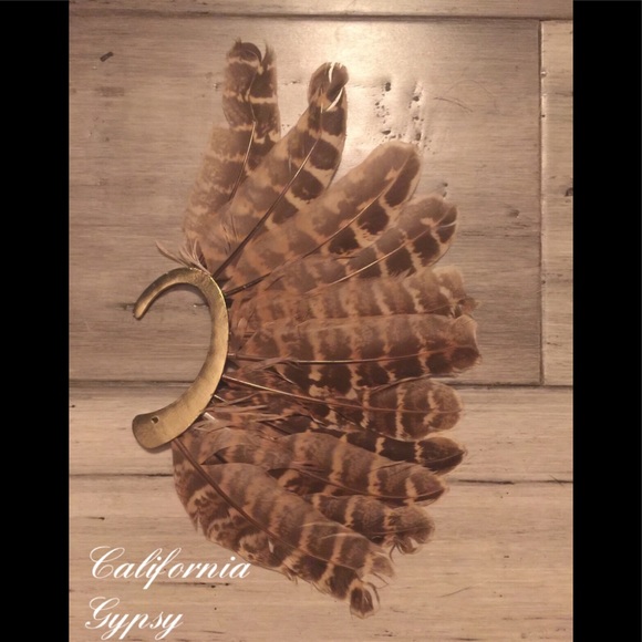 Hippie festival  gypsy feather ear piece - Picture 6 of 8